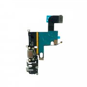 Шлейф для Apple iPhone 6 на разъем зарядки/разъем гарнитуры/микрофон (серый)
