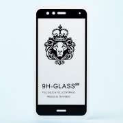 Защитное стекло для Huawei P10 Lite (полное покрытие)(черное)