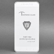 Защитное стекло для Xiaomi Redmi Note 5A Prime (полное покрытие)(белое)