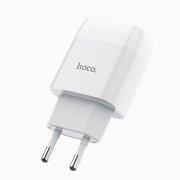 Сетевое зарядное устройство HOCO C72A Glorious (белое)