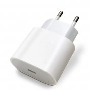 Сетевое зарядное устройство для Apple USB-Type-C (белое) (AA) — 1