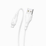 Кабель Borofone BX18 Optimal для Apple (USB - Lightning) белый (3 метра)