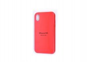 Чехол-накладка для Apple iPhone XR Silicone Case (красная) (14)