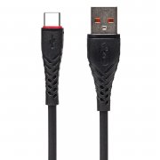 Кабель SKYDOLPHIN S02T (USB - Type-C) черный