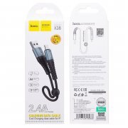 Кабель Hoco X38 Cool Charging для Apple (USB - lightning) (черный) — 2