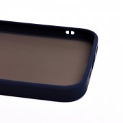 Чехол-накладка - PC041 для Apple iPhone 13 (черно-фиолетовая) — 2