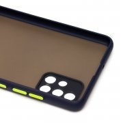 Чехол-накладка - PC041 для Samsung Galaxy A51 (A515F) (черно-фиолетовая) — 2