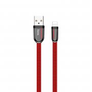Кабель Hoco U74 для Apple (USB - lightning) (красный) — 1