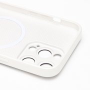 Чехол-накладка - SM021 SafeMag для Apple iPhone 14 Pro Max (белая) — 2