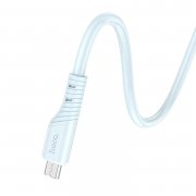Кабель Hoco X97 Crystal (USB - micro USB) (светло-голубой) — 2