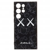 Чехол-накладка Luxo Creative для Samsung Galaxy S23 Ultra (S918B) (089) (черная) (225993) (рисунок)