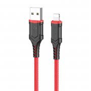 Кабель Borofone BX67 для Apple (USB - lightning) (красный)
