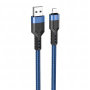 Кабель Hoco U110 для Apple (USB - lightning) (синий)