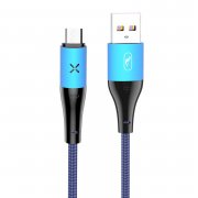 Кабель SKYDOLPHIN S49V (USB - micro-USB) (синий) 1 метр