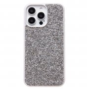 Чехол-накладка POSH SHINE для Apple iPhone 15 Pro Max (серебристая)