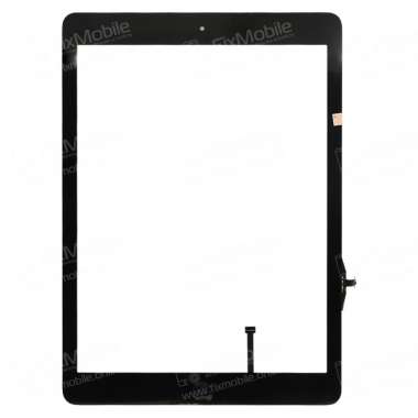 Тачскрин (сенсор) для Apple iPad Air с кнопкой Home (черный) — 1