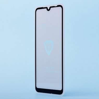 Защитное стекло для Xiaomi Redmi 7 (полное покрытие)(черное) &mdash; 3