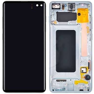 Дисплейный модуль с тачскрином для Samsung Galaxy S10 Plus (G975F) (белый) &mdash; 1