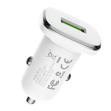 Автомобильное зарядное устройство Borofone BZ12A Lasting USB (белое) &mdash; 5