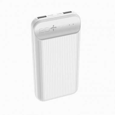 Внешний аккумулятор HOCO J52 New joy 20000mAh (белый) — 1