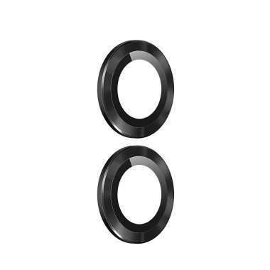 Защитное стекло камеры для Apple iPhone 12 (черное) &mdash; 1