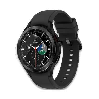 Защитная пленка силиконовая для Samsung Galaxy Watch 4 Classic (42 mm) (черная) — 1