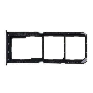 Контейнер SIM для Realme C21 (черный) &mdash; 1