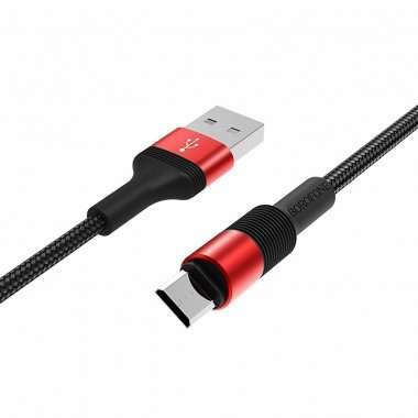 Кабель Borofone BX21 Outstanding (USB - micro-USB) красный — 7