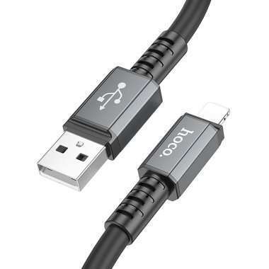 Кабель Hoco X85 для Apple (USB - lightning) (черный) — 5