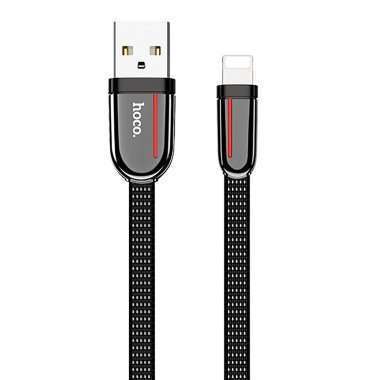 Кабель Hoco U74 для Apple (USB - lightning) (черный) — 1