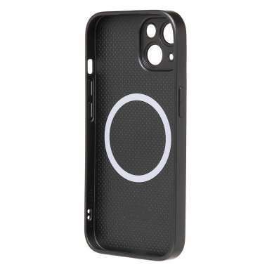 Чехол-накладка SafeMag для Apple iPhone 15 (черная) — 6
