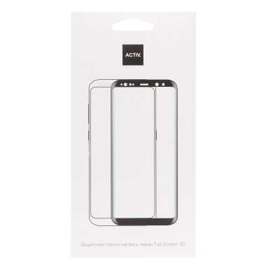 Защитное стекло Activ 3D для Xiaomi 11T Pro (черное) — 3