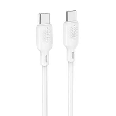 Кабель Borofone BX113 Lenny (Type C - Type C) 100см (белый) — 1