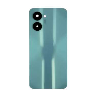 Задняя крышка для Realme C33 (голубая) премиум &mdash; 2