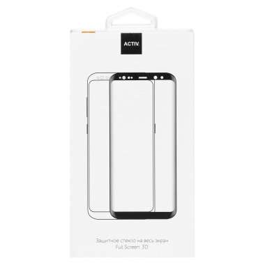 Защитное стекло Activ 3D для Infinix Note 40 Pro 5G (черное) — 3